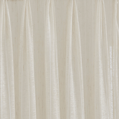 Simplicity Semi Sheer Striped Pinch Pleated Pair