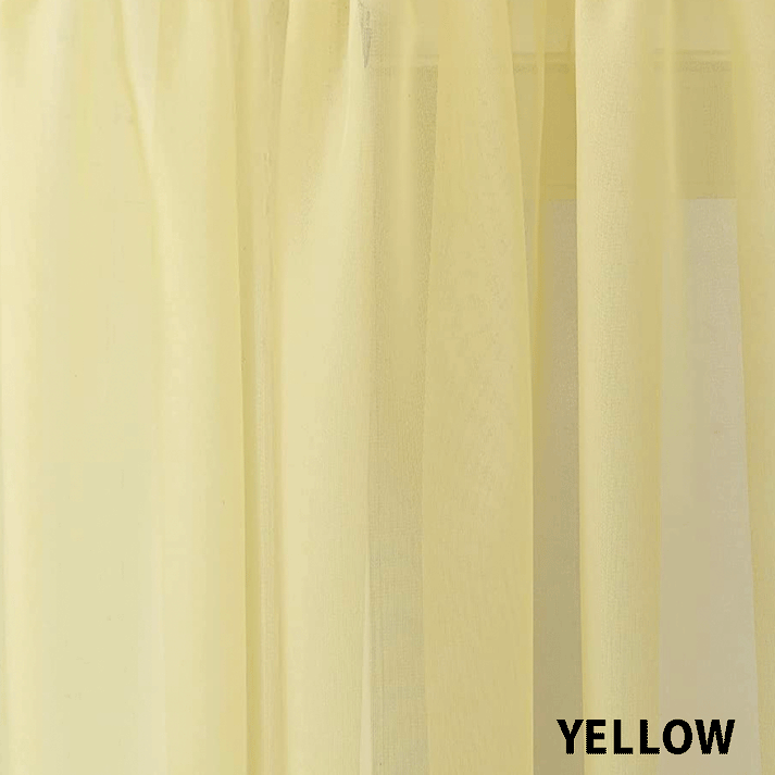 Sheer Voile Tier Pair, Valance, or Swag Pair – CurtainShop.com