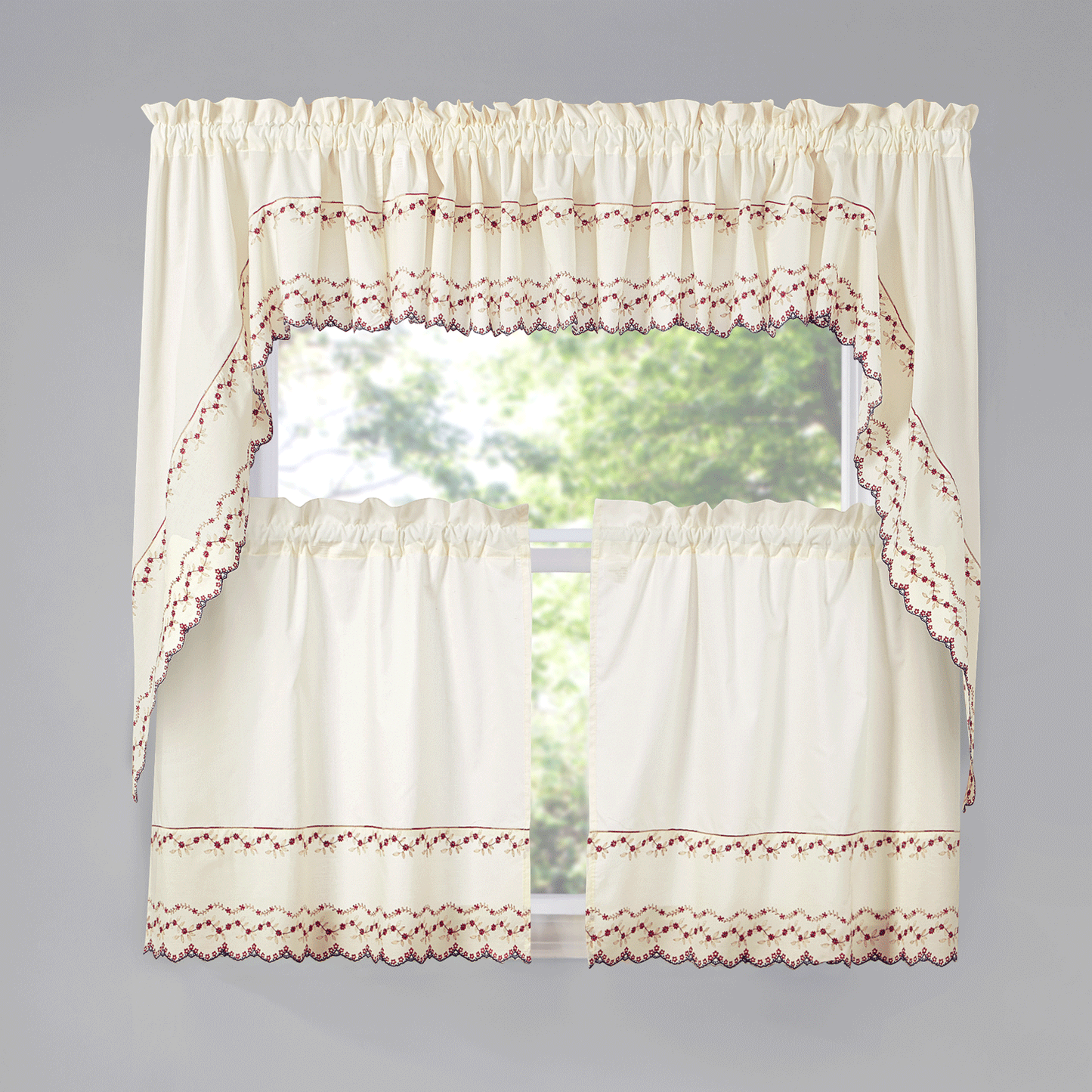 Beverly Tier Pair, Valance, or Swag Pair