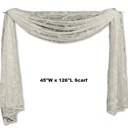 Coventry Lace Scarf Heritage Lace Ivory