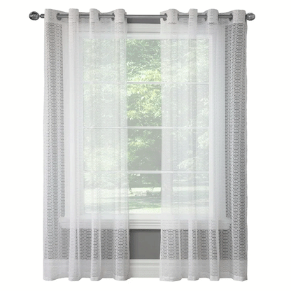 Ella Lace Grommet Curtain Panel