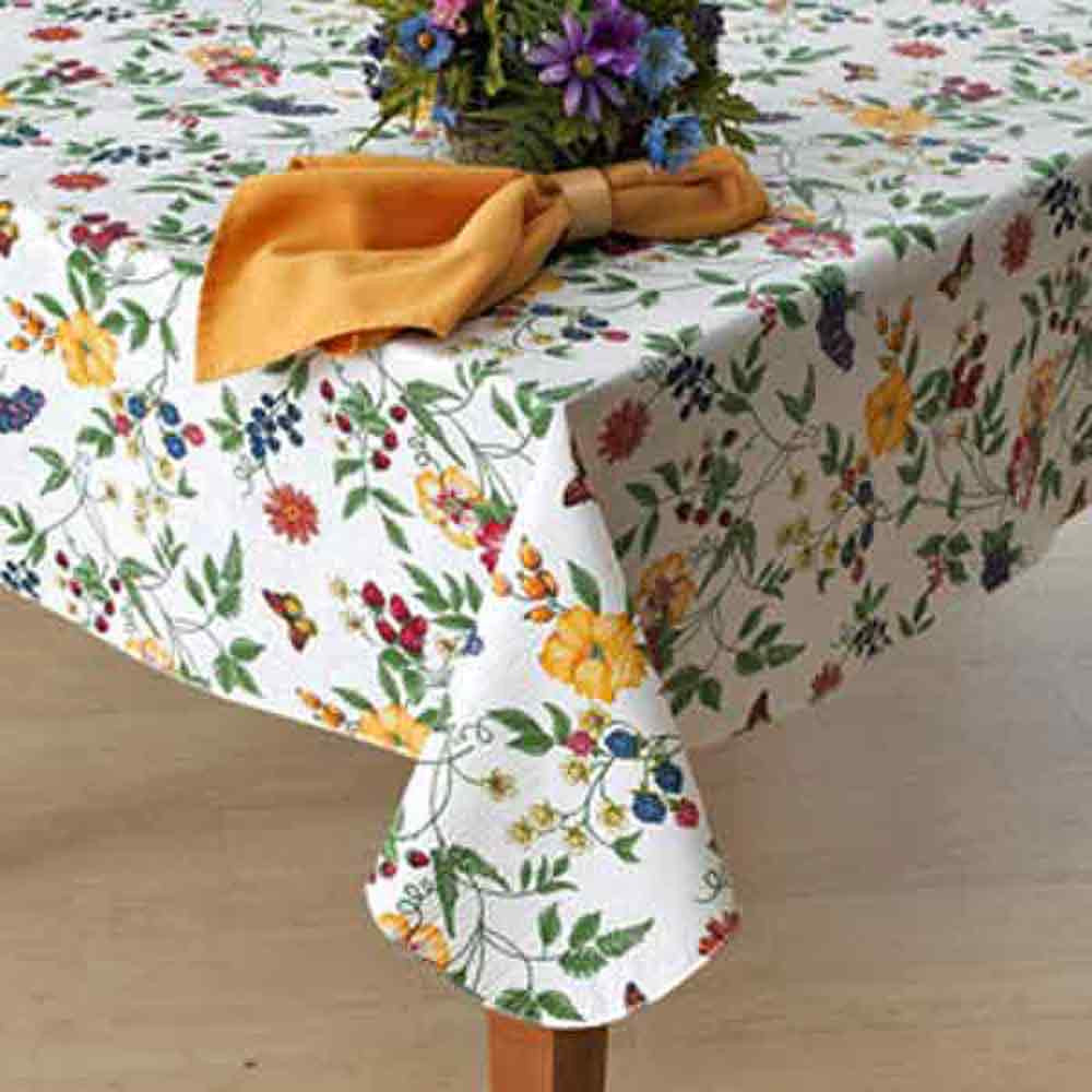 Enchanted Garden Vinyle Tablecloth/ Lintex Linens – CurtainShop.com