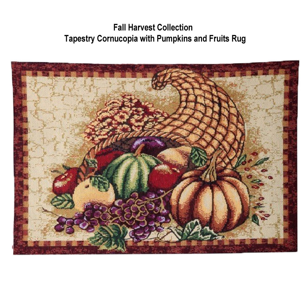 Fall-Collection-Tapestry-Rug-Cornucopia-with-Pumpkins-and-Fruits