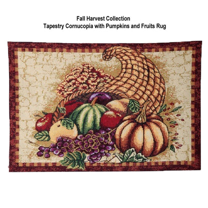 Fall-Collection-Tapestry-Rug-Cornucopia-with-Pumpkins-and-Fruits