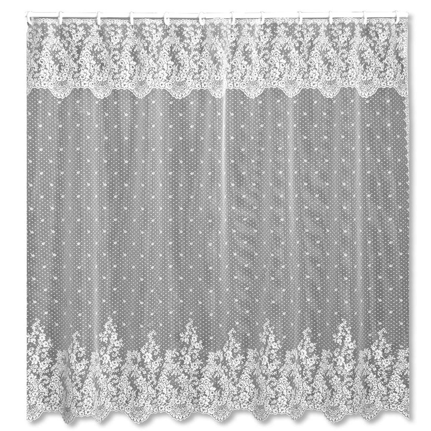 Floret Lace Shower Curtain