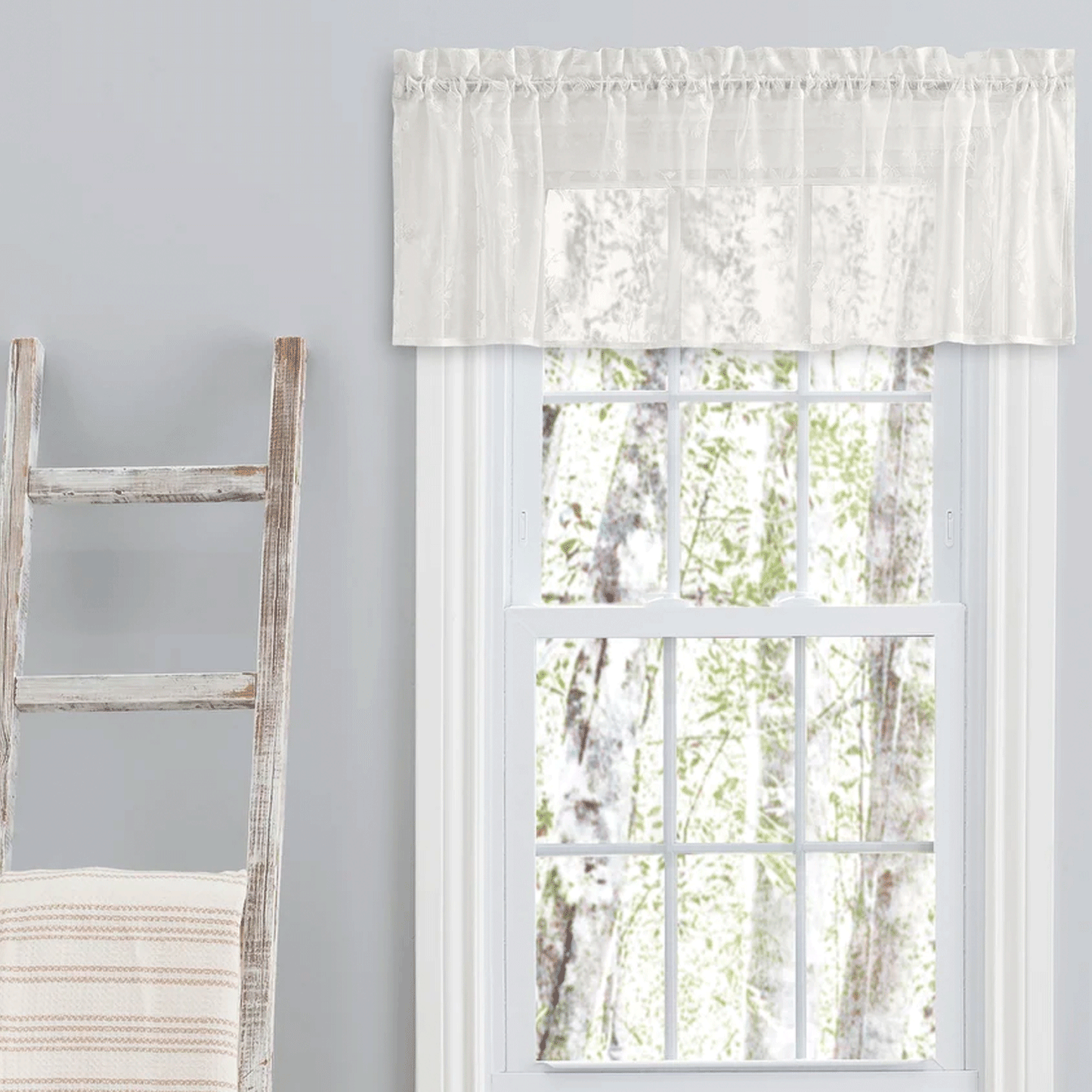 Isabella Lace Kitchen Tiers, Swag and Valance