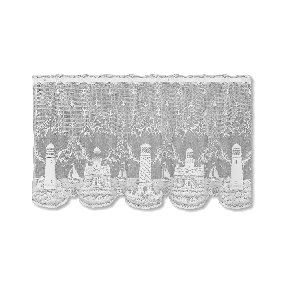 Lighthouse Kitchen Tier, Valance, or Swag Pair