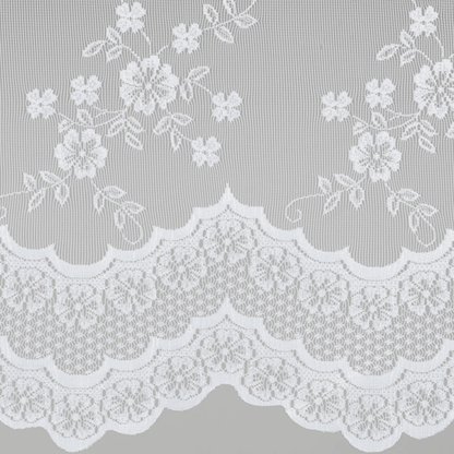 Mona Lisa Lace Tier Pair, Valance, or Swag Pair