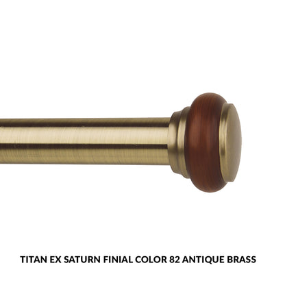 Titan Ex 1 1/8" Decorative Curtain Rod