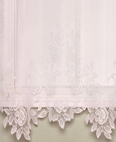 Tea-Rose-Lace-Panel-and-Valance-White