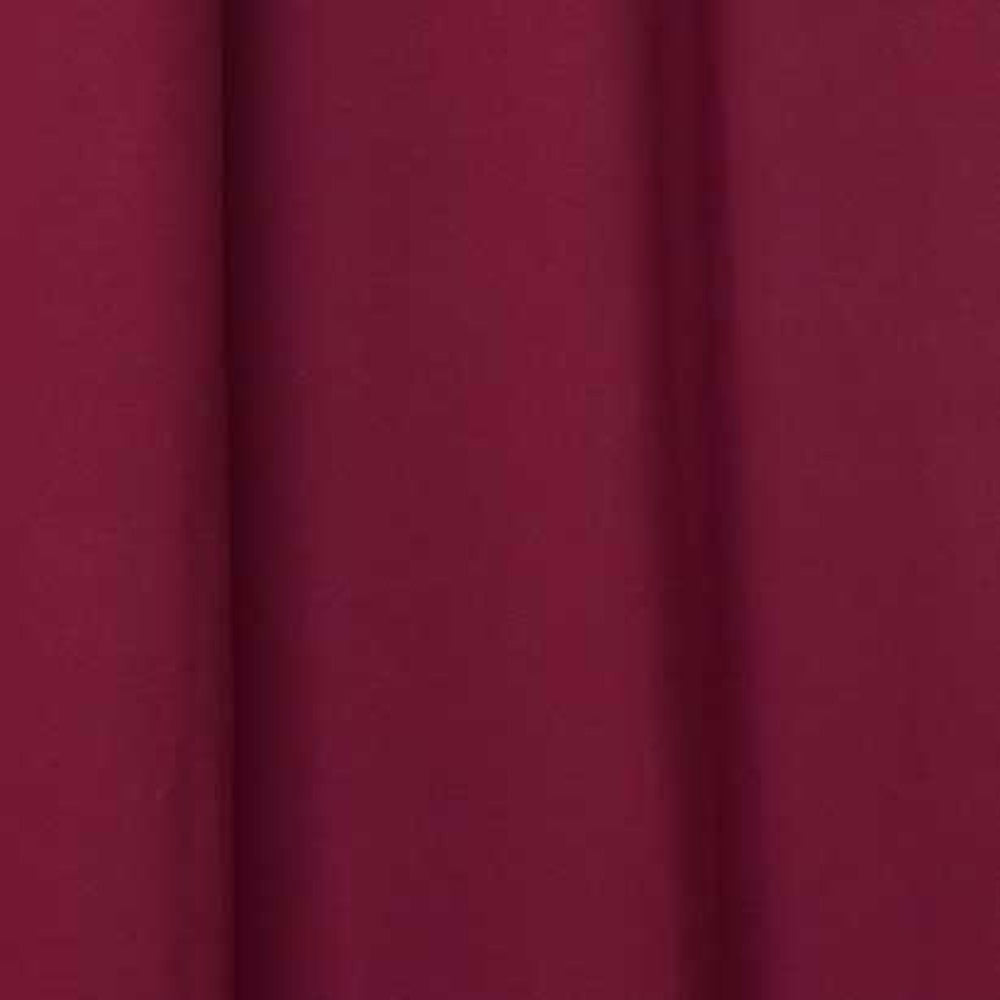 Closeup of burgundy Thermalogic Weathermate Tie-Up Shade fabric