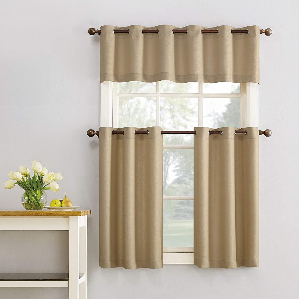Montego Grommet Tier Pair or Valance